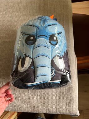 Utah Mammoth Hockey Club - blue mammoth plushy. Cute Cartoon Design